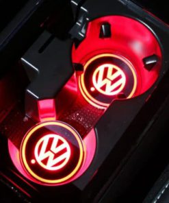 Alternative view of 7 Colors Led Changing Car Logo Cup Coaster(1PC)