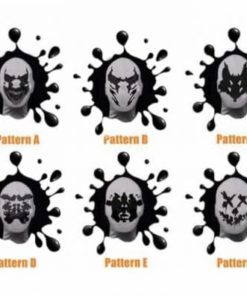 Magic mask with REAL moving inkblots