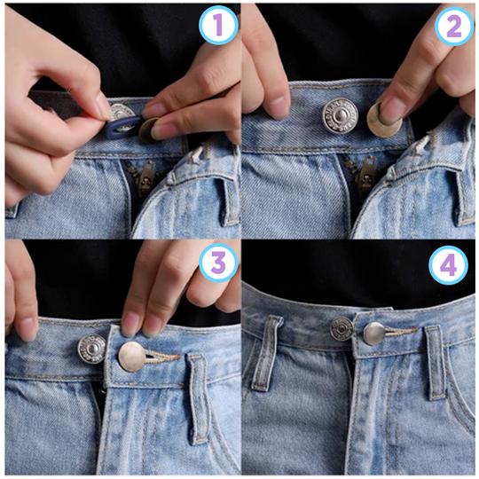 Elastic Jeans Button Extender - Buy Online 75% Off - Wizzgoo Store