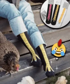 3D Cartoon Chicken Leg Socks