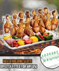 Alternative view of Stainless Roast Chicken Rack