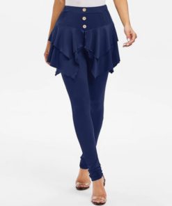 Tiered Ruffle Skirted Legging