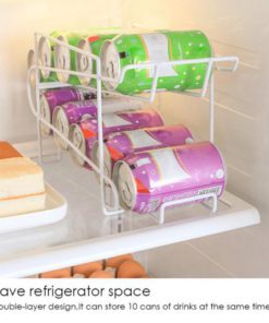 Double Layer Can Rack Holder