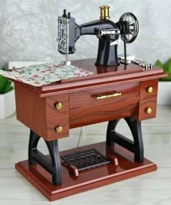 Mini Sewing Machine Music Box