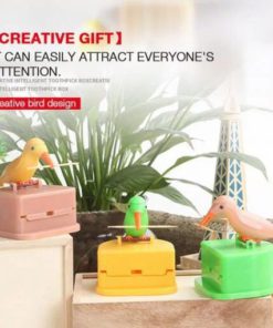 Automatic Toothpick Box Cartoon Bird