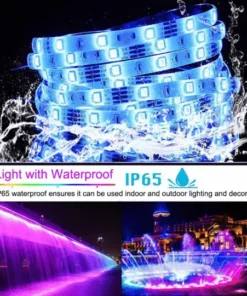 Alternative view of LED Color Changing Strip Lights