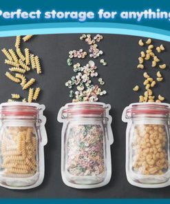 (Holiday carnival-buy more save more)Reusable mason bottle ziplock bag