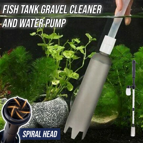 Fish Tank Gravel Cleaner And Water Pump - Image 7