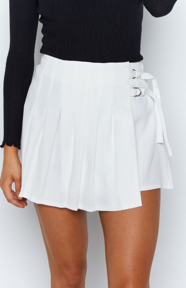 Libby Pleated Skirt White - Buy Online 75% Off - Wizzgoo Store