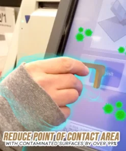 Alternative view of ZeroTouch Brass Door Opener And Stylus