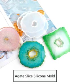 Alternative view of Crystal Resin Coaster