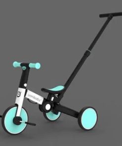 uonibaby 4 into 1 Baby Stroller Pedal Tricycle Two Wheel Balance Bike Trolley