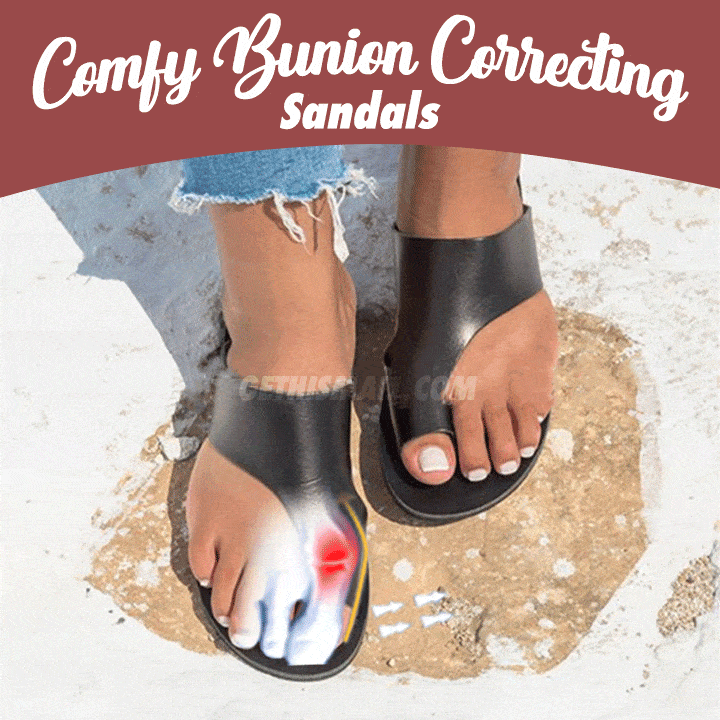 comfy bunion sandals
