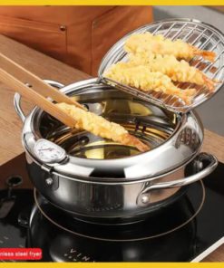 Induction Cooker Universal Stainless Steel Flat Bottom Fryer