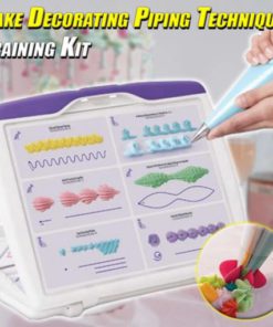 Cake Decorating Piping Techniques Training Kit