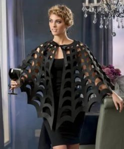 Laser Cut Spiderweb Cape