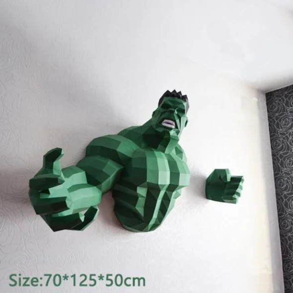 3D Cartoon Character Cardboard Model