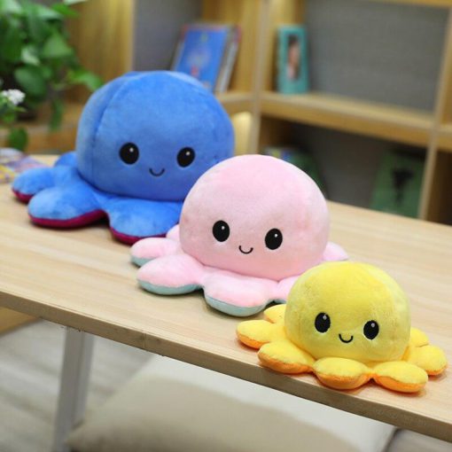 BIG REVERSIBLE OCTOPUS PLUSH TOY - Buy 75% Off - Wizzgoo
