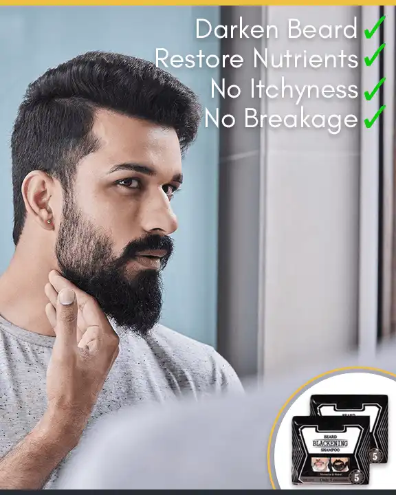 Herbal Beard Darkening Shampoo - Image 3