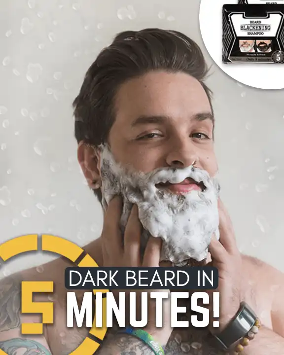 Herbal Beard Darkening Shampoo - Image 2