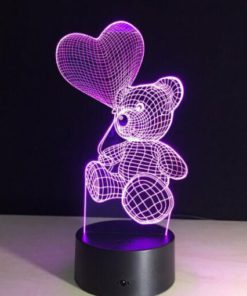 3D LED Love Lamp