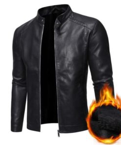 Gianni Design Men Leather Jacket