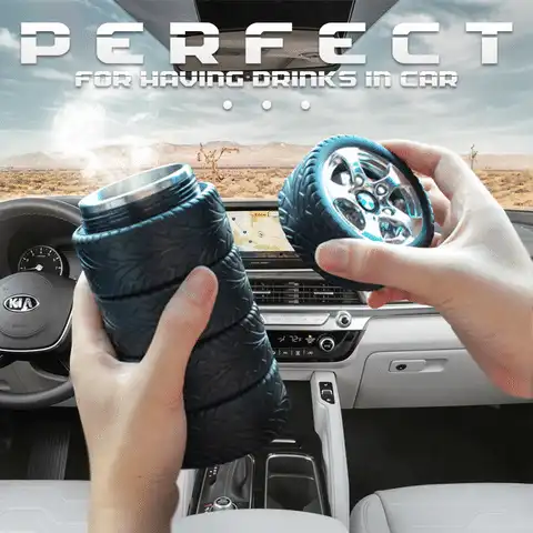 Creative Car Tire Insulation Cup