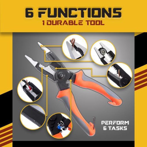 6 In 1 Multifunctional Electrician Pliers - Image 8