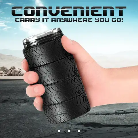 Creative Car Tire Insulation Cup - Image 2