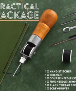 Leather Sewing Awl Kit Hand Stitcher Set (Copy)