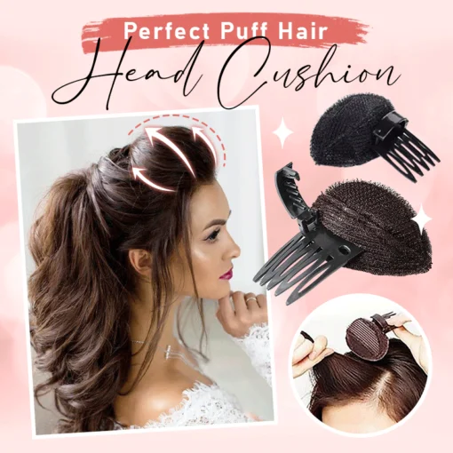 Perfect Puff Hair Head Cushion