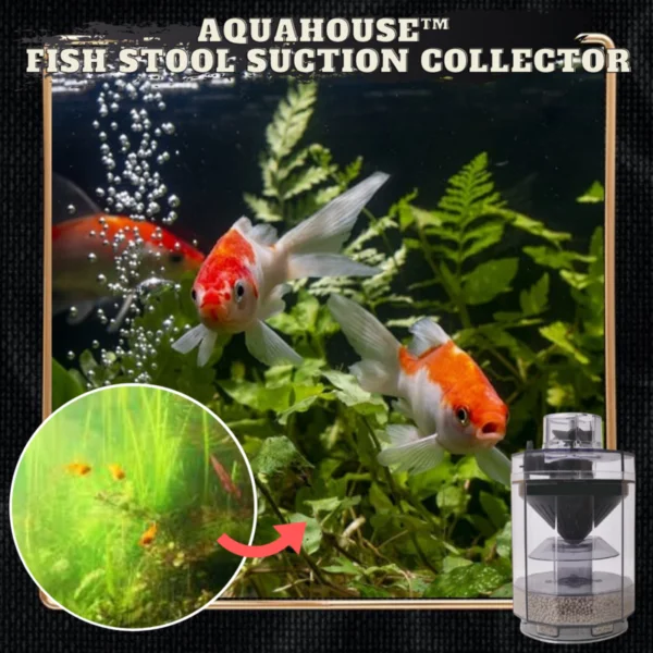 AquaHouse Fish Stool Suction Collector