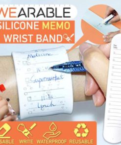 Wearable Silicone Memo Wrist Band