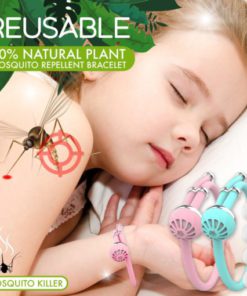 Reusable Natural Plant Mosquito Repellent Bracelet