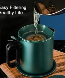 1.7L Stainless Steel Oil Filter Pot