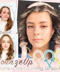 BounzeUp Heatless Hair Curling Wrap Kit
