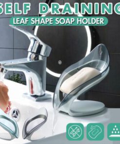 Self Draining Leaf Shape Soap Holder