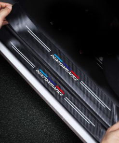 Carbon Car Door Sill Sticker 4Pcs