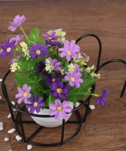 Balcony Round Flower Pot Decoration
