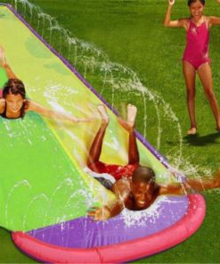 Outdoor Grass Water Slide Bed