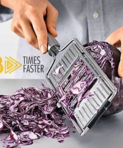 Alternative view of Multi-Purpose Vegetable Slicer Cuts【3 interchangeable blades】