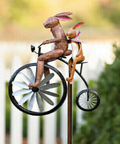 Vintage Bicycle Metal Wind Spinner