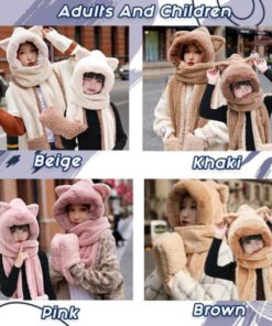 Alternative view of Child-And-Parent 3 In 1 Fleece Scarf