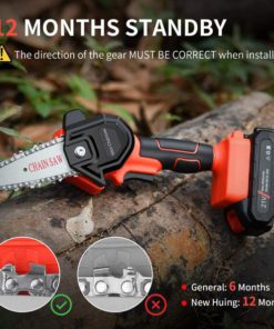 Mini portable electric chain saw