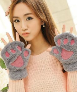 Kawaii Cat Paw Mitten (Fingerless) (1pc)