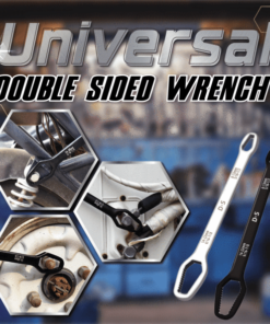 Universal double-sided wrench