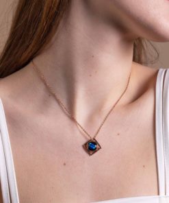 Astral Tetrad Necklace in Rose Gold