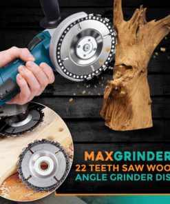 Alternative view of MaxGrinder 22 Teeth Saw Wood Angle Grinder Disc