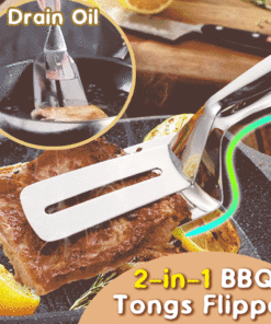 2-in-1 Cooking Tongs Flipper