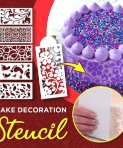 Cake Decoration Stencil (10 PCS in 1 SET)